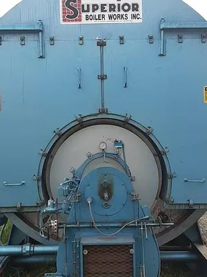 2001 Superior boiler 400 HP 150 PSI fire tube boiler steam boiler