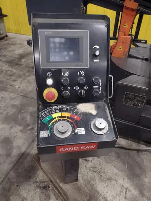 16" X 28" COSEN MODEL #SH-710LDM HORIZONTAL 60° MITERING BAND SAW: STOCK #23643