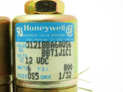 Honeywell Skinner 3121BBA6AVS6 Solenoid 6-Valve Manifold 12VDC 800 PSI 1/8" NPT