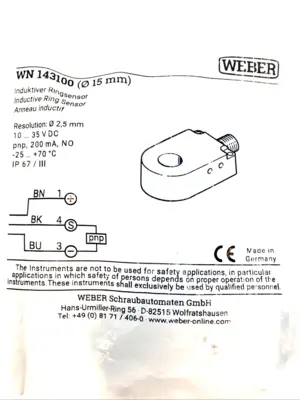NEW WEBER INDUCTIVE RING SENSOR