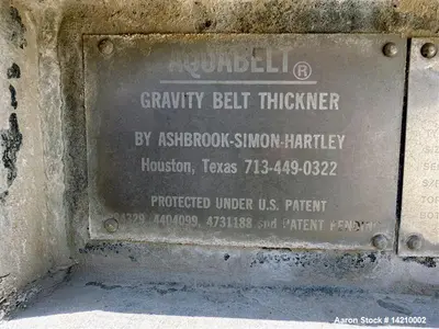 Used ASHBROOK AB Horizontal Belt Extractors Illinois US | Aaron Equipment #1328219
