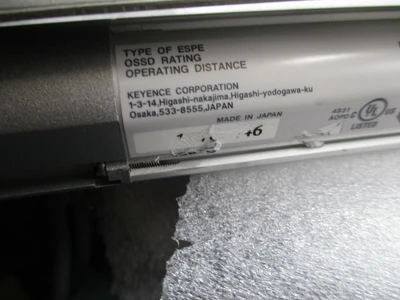 USED KEYENCE SL-C48F-R Light Curtain Set