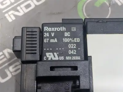 Rexroth 576399...0 Directional Solenoid Valve Assembly CD26-PL 5763990820 Used