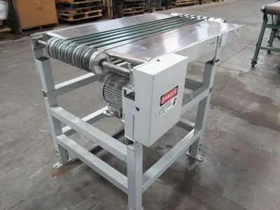 GAMMERLER 240 FPM Printing Bindery Box Conveyor 460V Lot/2 Aprox 46"x16-1/2"