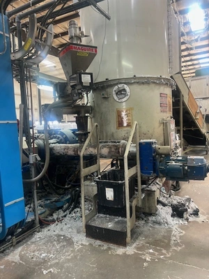 Gamma Meccanica GM 160 37 D Compac Extrusion Line w/Vecoplan RG60/200 U XL FF T Film & Fiber Shredder