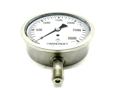 NEW ASHCROFT 10-1008-SL-02L-3000 GAUGE 101008SL02L3000
