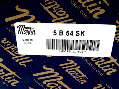 NEW MARTIN SPROCKET & GEAR 5 B 54 SK BUSHED SHEAVE 5B54SK