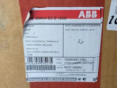 NEW ABB E3 S 1250