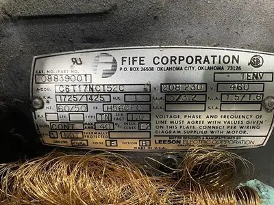 USED FIFE CORPORATION P101-1FMA22ZA
