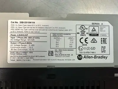 Allen Bradley 25B-D010N104 /A PowerFlex 25BD010N104 (4.5.2)