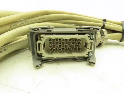 ABB 3HAC3353-1 Robot Control PLC Cable 40'L Amphenol Connectors