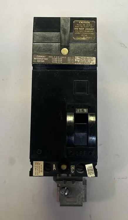 Used SQUARE D FA26015AC Circuit Breakers | Surplus Asset Holdings #1189515