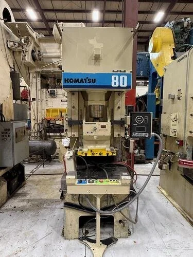 Used 1996 KOMATSU PRESS OBS-80 VS Gap Frame (OBS) Presses Michigan US | S & G Press and Machinery Sales #76892