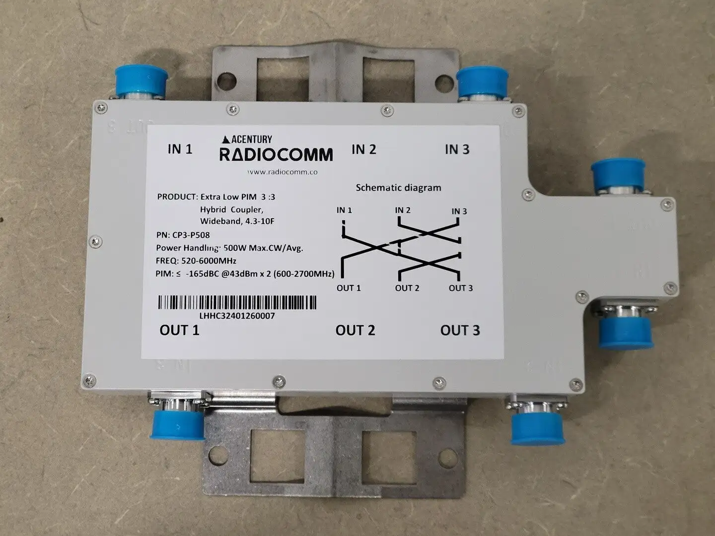 NEW RADIOCOMM CP3-P508