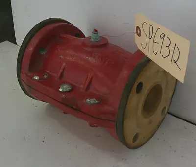 SPC9312  Valve 2.5" Red Valve pinch valve, model Type A, pneumatic operator, rubber contact parts