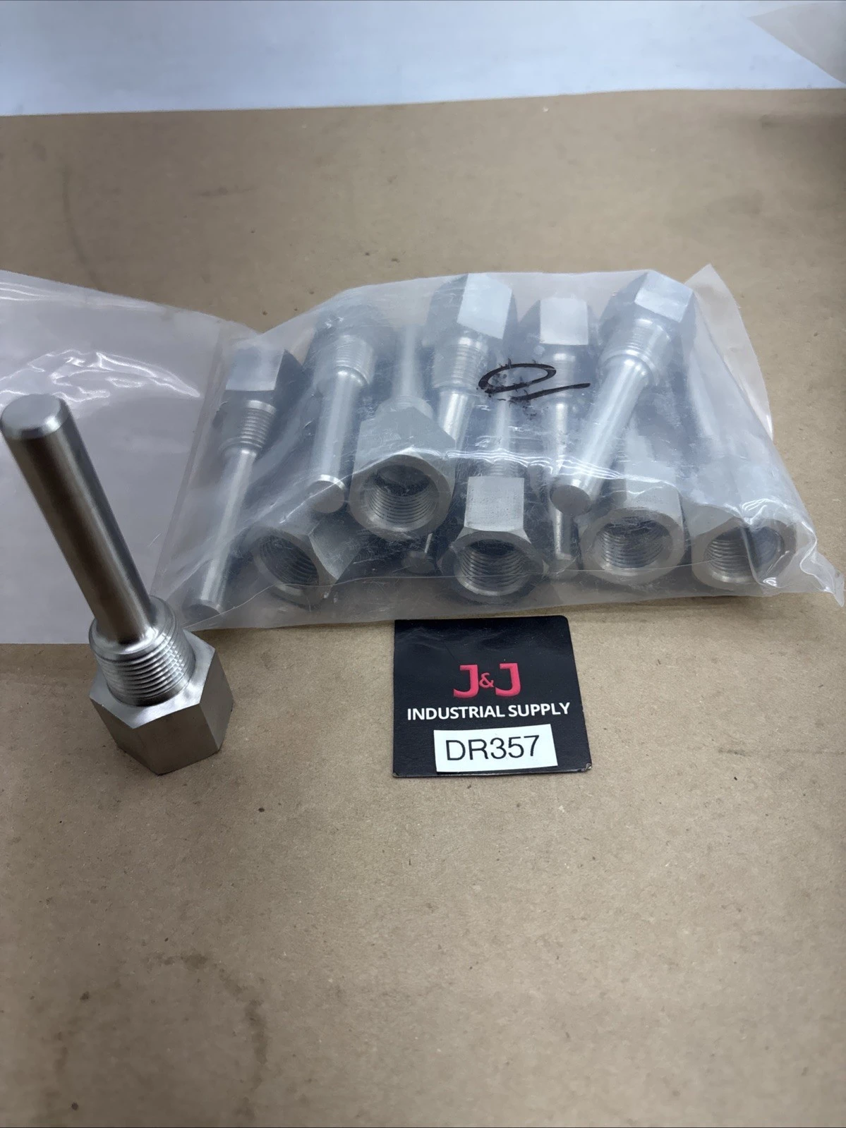 Lot Of (10)Stainless Steel Thermowell 3/4" pipe thread 2-1/2" stem Fast Shipping