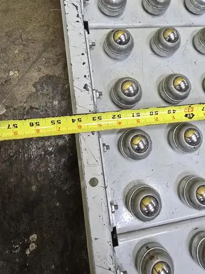 Used HYTROL ROLLER BALL TRANSFER  CONVEYOR Roller Conveyors Wisconsin US | Packer City Sales #1298025