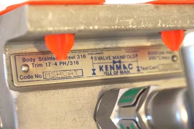 NEW KENMAC MSHCAT 3 VALVE MANIFOLD