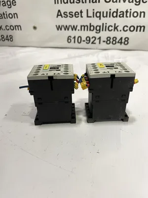 Siemens SIRIUS 3RT1016-1BB42 3 Pole Contactor 9A AC3 4kW 400V 24V Coil -Lot of 2