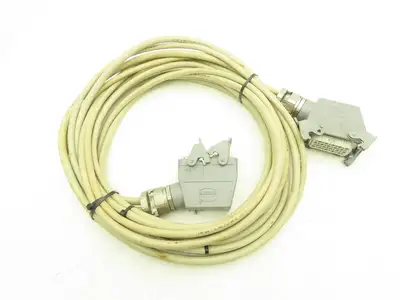 ABB 3HAC3353-1 Robot Control PLC Cable 40'L Amphenol Connectors
