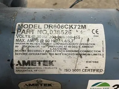 USED AMETEK ROTRON DR606CK72M