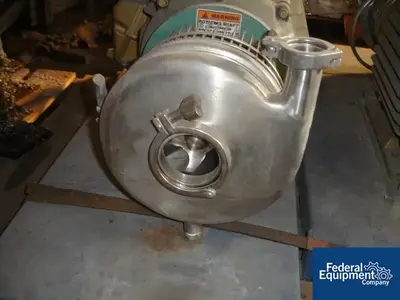 USED Tri-Clover 3" x 1" x 8" Tri-Clover Centrifugal Pump, S/S, 20 HP