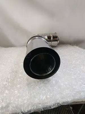 DOUBLE WALL STAINLESS STEEL ELBOW SSD4'' 90 DEG