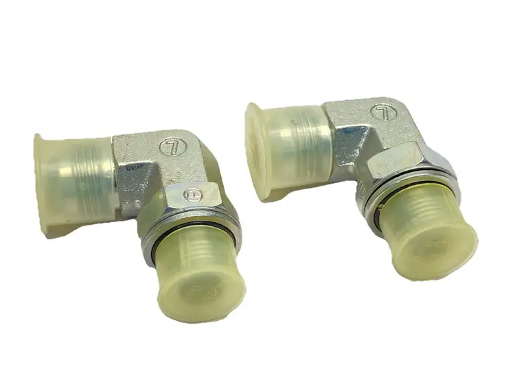 Used PARKER TRIPLE-LOK 37 DEGREE FLARE JIC FITTING 1/2" X 3/8-19" LOT OF 2 Valves/Fittings | Maverick Industrial Sales #1101891