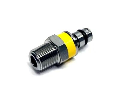 FT-MC24-02-K2 | Omega  Chrome-Plated Brass Quick Coupling Insert, Yellow, 1/8" NPT - New