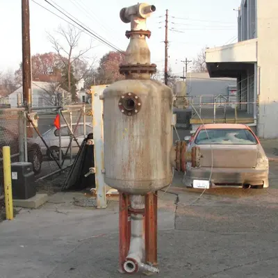 SPC7221  Tank 140 gallon vertical tank, Stainless Steel, dish
