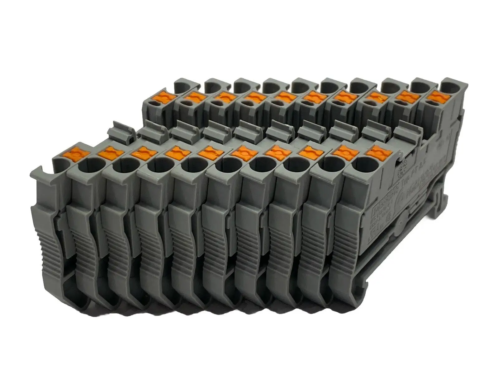 PT 2,5,3209510 | Phoenix Contact PT 2,5 Feed-Through Terminal Block 3209510 LOT OF 10 - Used