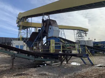 400 hp Hogger w/ Infeed & Outfeed Conveyor