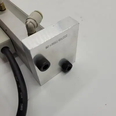 Used SMC SMC CE1B20-50 & MONOSASHI-KUN MODEL: CE-1 STROKE READING CYLINDER ON MOUNTING PLATE Cylinders | ND Industrial Surplus #1219029