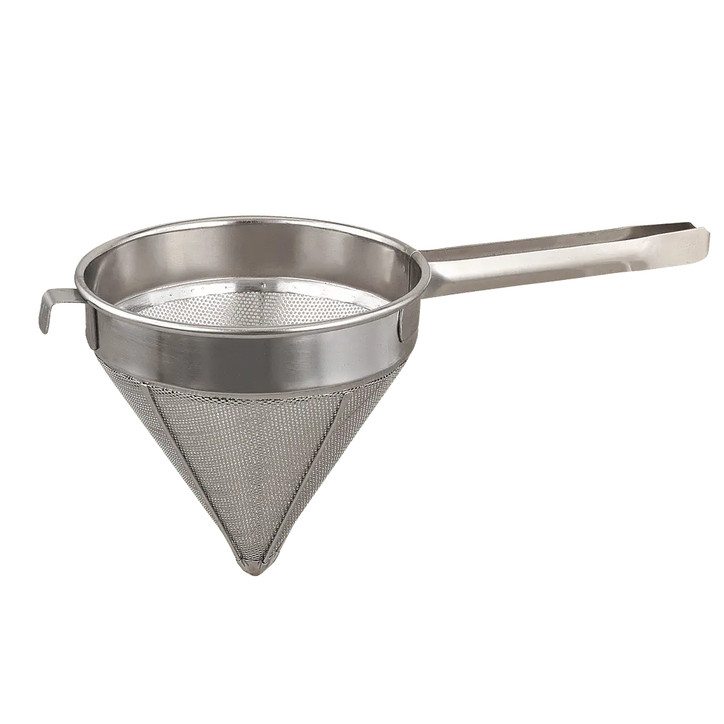 New | in-Stock Browne New Browne Soup Strainer, Fine Mesh, 12"/30.5cm, 6.8qt/6.4L, Stainless, 18/8 (575412) Strainers/Shakers-Food Illinois US | Falcon Restaurant Supply #1375055