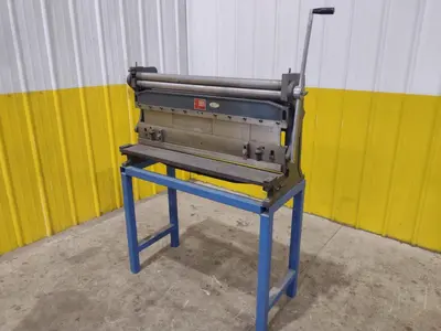 40" WELBILT HAND PRESS BRAKE & SHEET ROLLER: YOBRO #25208