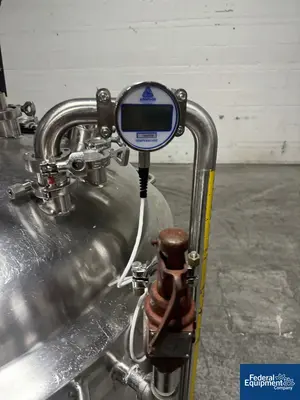 USED Precision 500 Liter Precision Stainless Reactor, 316 S/S, 45/100#