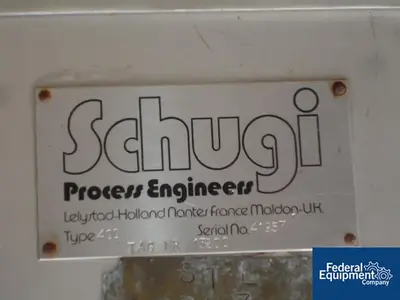 USED Schugi Schugi Flexomix Agglomerator, Model 400, 75 HP