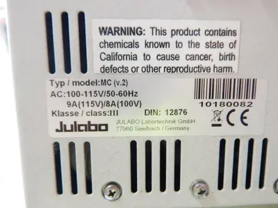 Used JULABO F12 Miscellaneous Laboratory Equipment Texas US | Aucto #1459883