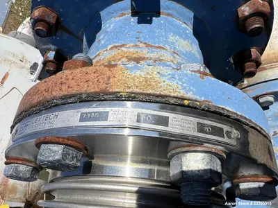 Used – Aurora Industrial Machining Horizontal Shell & Tube Heat Exchanger – 150 PSI, Carbon Steel