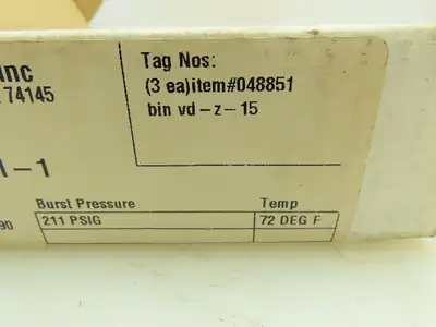 BS&B Safety Systems 048851 BIN VD-Z-15 Rupture Disk 1" Type SKR 211 PSIG @ 72°F