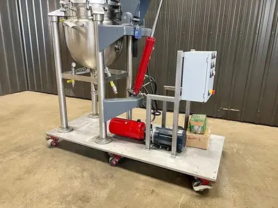 🔴 Heading to Auction May 27 - Used 26 Gallon Tank (Reactor), 316 Stainless Steel, Double Motion Scrape Agitation