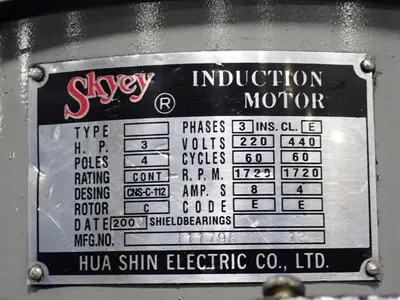 Sharp 42" X 9" Vertical Mill
