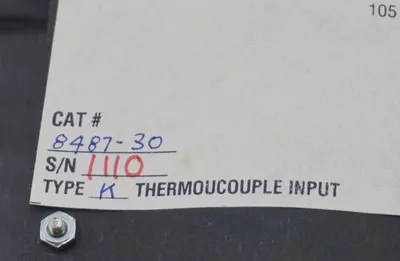 NEW COLE-PARMER DIGISENSE 8487-30 TYPE K THERMOCOUPLE TEMPERATURE MONITOR 848730