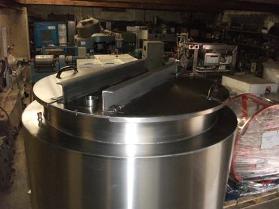 1,700 L S/S Electrically Heated Jacketed Cooker Tank