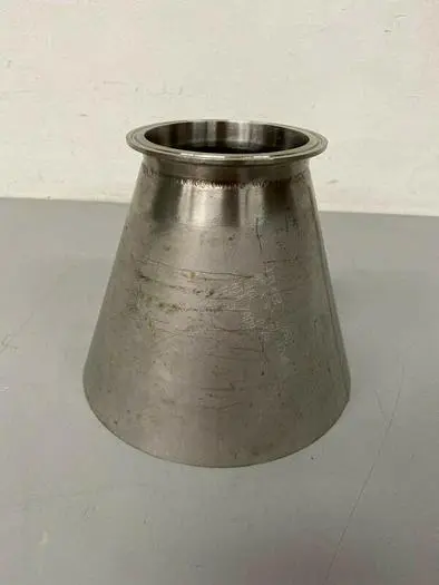 Used FELKER 316L STAINLESS STEEL 7" H X 4.625" OD X 8" OD 12GA REDUCER Valves/Fittings California US | Equipment Lab #486930