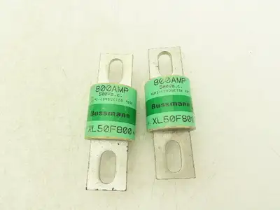 Bussman XL50F800 Semiconductor Fuse 800A 500V-AC Lot Of 2