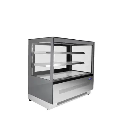 New | in-Stock Atosa New Atosa RDCS-48 Floor Model Refrigerated Display Square, 48" Display Refrigerators Illinois US | Falcon Restaurant Supply #1375245
