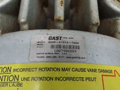 Used GAST _UNKNOWN_ Vacuum Pumps Indiana US | Arrow Industrial #1408666