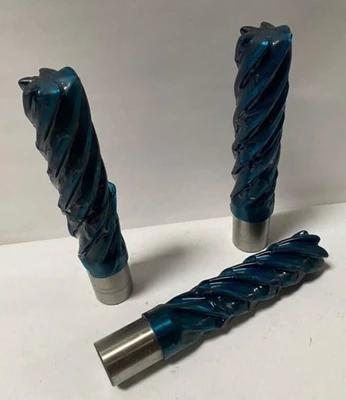 Hanita 6 Flutes M42 HSS 2" End Mill Freshly Sharpened 2 x 2 x 8 x 11-3/4 Long