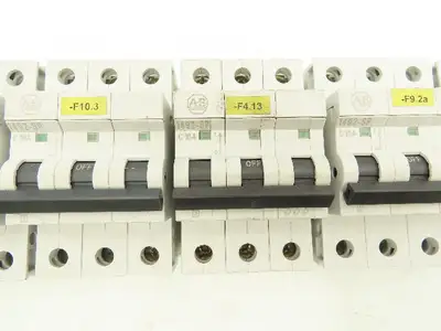 Allen Bradley 1492-SP3B160 Mini Circuit Breaker 16A 3-Pole 277/480V 3PH Lot of 7